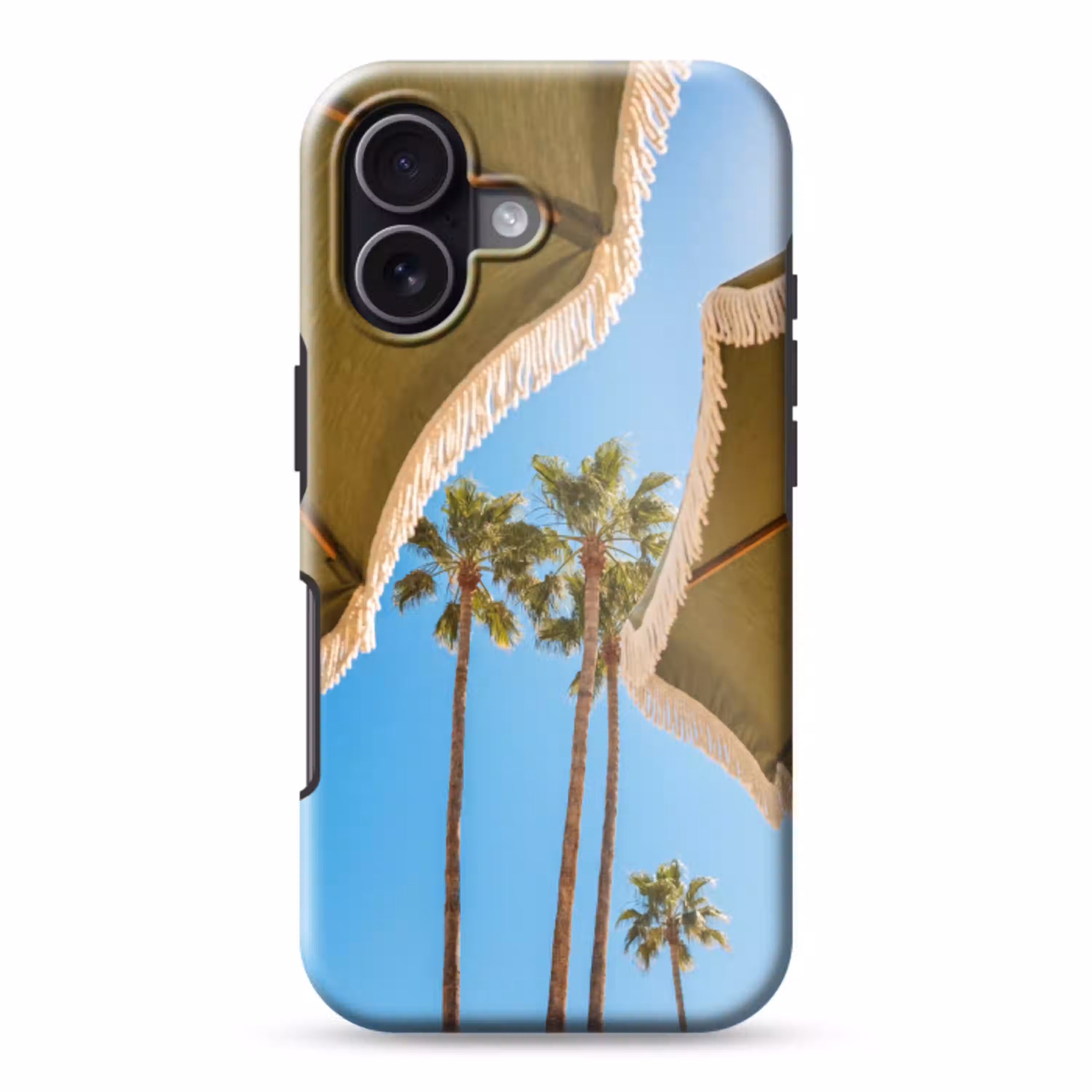 Parasol - Groen - Franjes - Zomer - Tropisch Toughcase MagSafe Apple iPhone 17 klein -3d