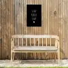 Quotes - Slaap kindje slaap - Spreuken Tuinposter op houten frame 2 cm dik klein -sfeer4