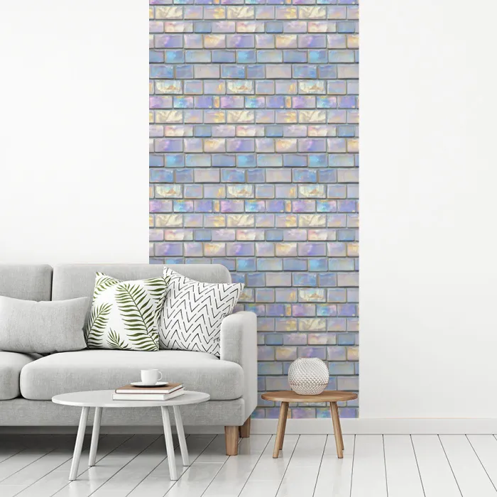 Glans - Muur - Parelmoer fotobehang vinyl groot 64 -woonkamer