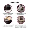 Stilleven met bloemen en een horloge - Schilderij van Abraham Mignon Inductie beschermer vinyl 3mm klein -zzzzzzz-cc-werking