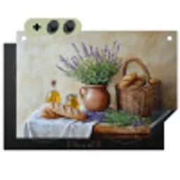 Lavendel - Brood - Stilleven Inductie beschemer met haakjes klein -3d