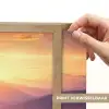 Landschap - Zonsondergang - Bloemenveld Light Box met batterij (Wandlamp) middel -USP_websiteprintNL