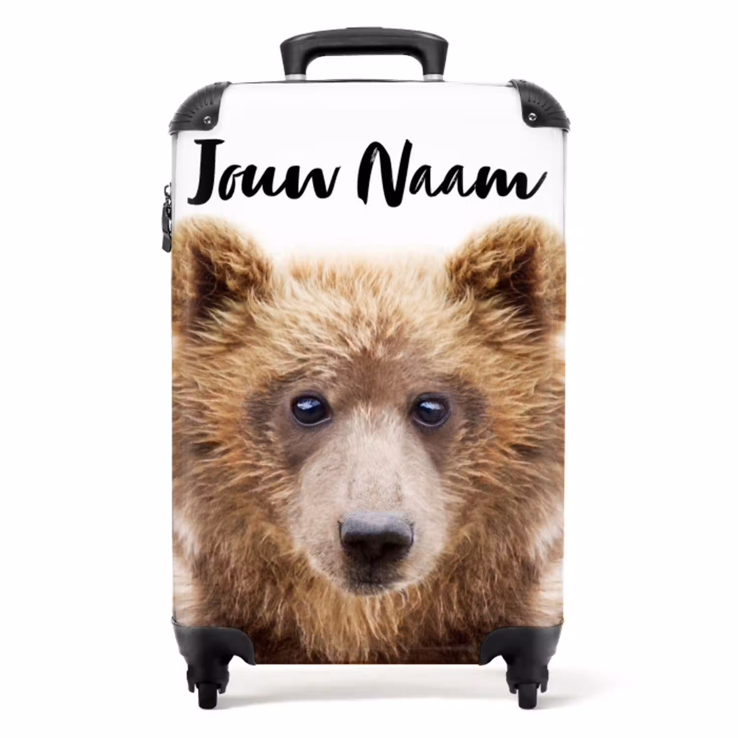 Bennie Beer NBS - Handbagage koffer - Kinderen Unisex middel -productfoto_recht