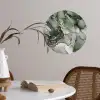 Luxe - Marmer - Groen Wandcirkel behangsticker klein -sfeer3