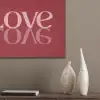Love - Spiegeling - Rood PET vilt klein -sfeer6_closeup