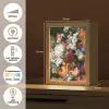 Kunst - Oude meesters - Boeket bloemen in een urn Light Box met kabel (Tafellamp) klein -USP_NL