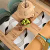 Contourlijnen - Abstracte landschap Placemat vinyl groot -zzsfeer5_Kitchenyeah-website