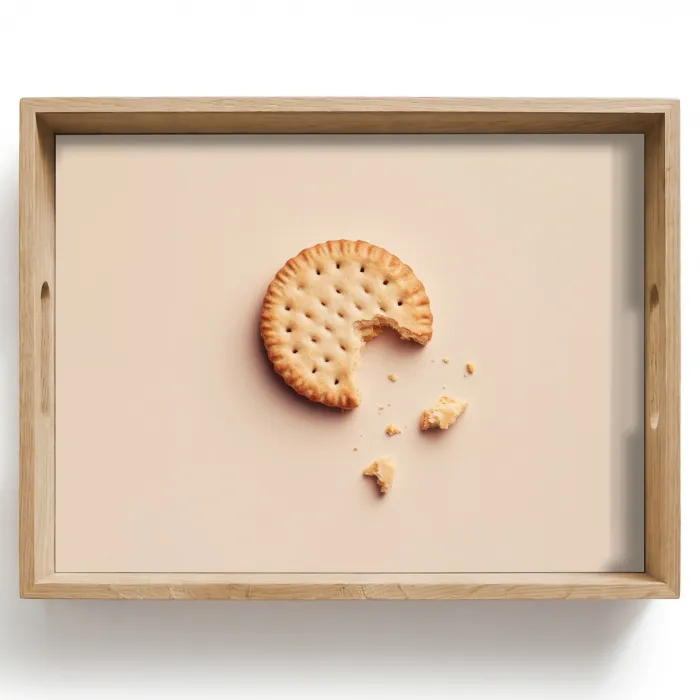 Koekje - Kruimels - beige Dienblad Rechthoek middel -z3d_shopping