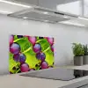 Bessen - Paars - Groen - Dauw keuken achterwand spatscherm klein 900 -3d_schuin