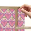 Patroon - Roze - Hartjes Light Box met batterij (Wandlamp) middel 907 -USP_websiteprintNL