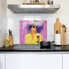 Zonnebril - Vrouw - Jas - Veren Inductie beschemer met haakjes middel -sfeer2