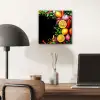 Citroenen - Peper - Kruiden - Graffiti - Verf - Abstract aluminium wit klein -sfeer5
