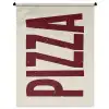 Pizza - Vintage - Decoratie - Japandi Wandkleed katoen middel -zz3d