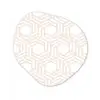 Design - Geometrie - Patroon Wandcirkel Organisch Forex 3mm klein 629 -3d