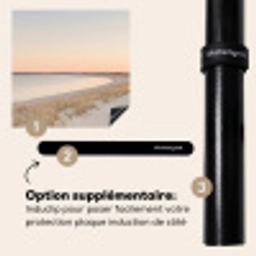 Kustlijn - Horizon - Hek Inductie beschermer vinyl 3mm middel -zzzzzzz-induclip_FR