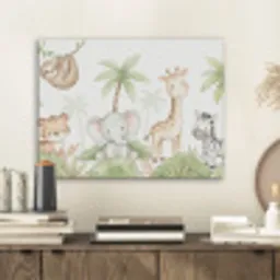 Dieren - Jungle - Pastel PET vilt klein -sfeer1