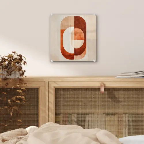 Illustratie - Abstract - Vormen - Rood plexiglas 5mm klein -sfeer4