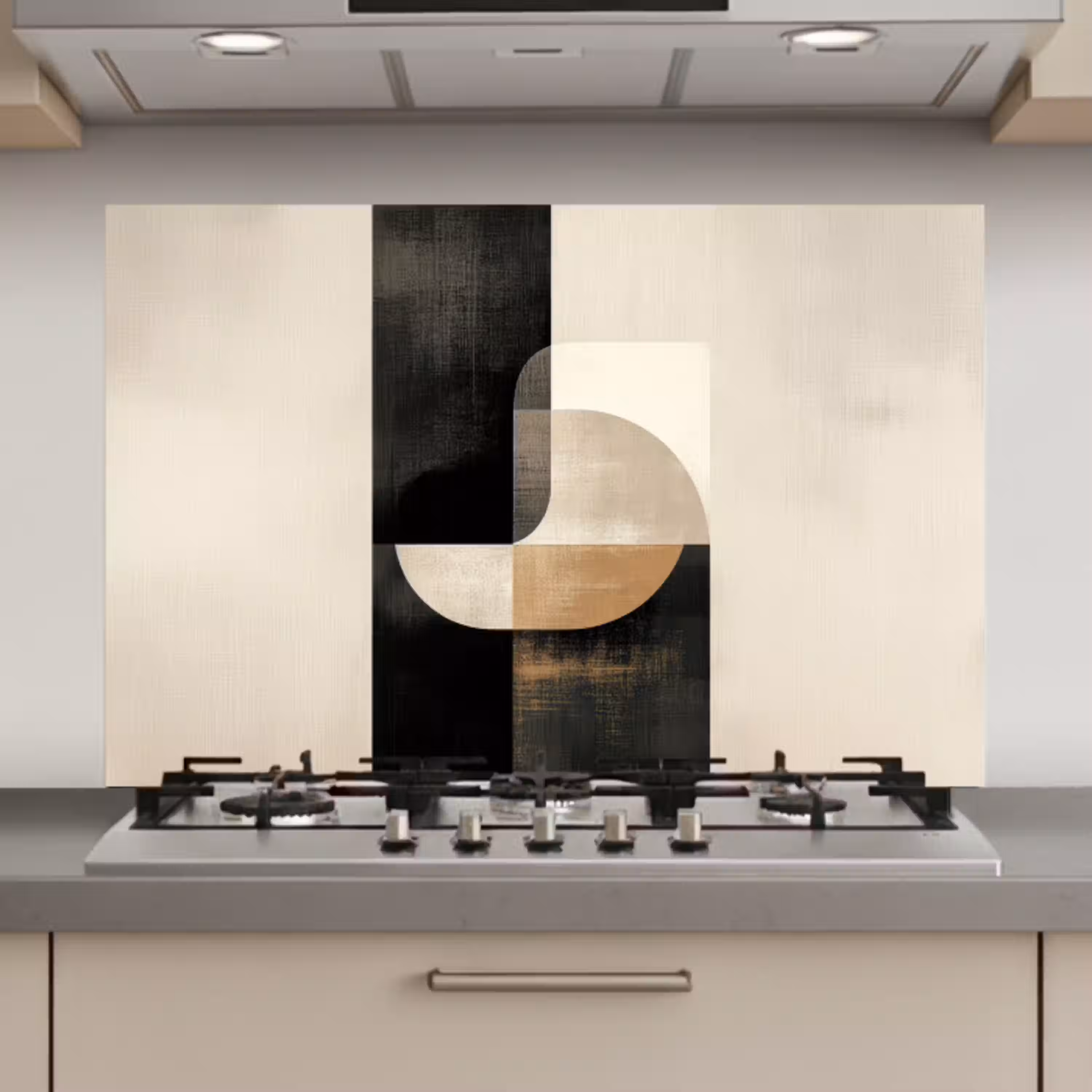 Modern - Vierkant - Vormen keuken achterwand spatscherm klein -3d_website