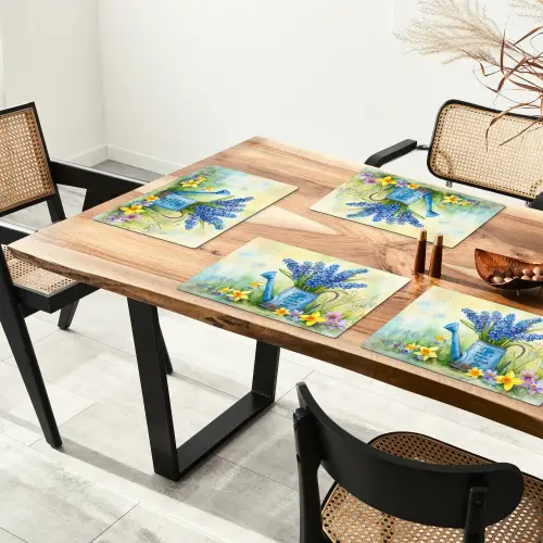 Lavendelbloemen - Quote - Gieter Placemat vinyl groot -zzsfeer4_Kitchenyeah-website