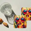 Zonnebril - Roze - Vrouw - Rietje onderzetter kurk middel -sfeer4