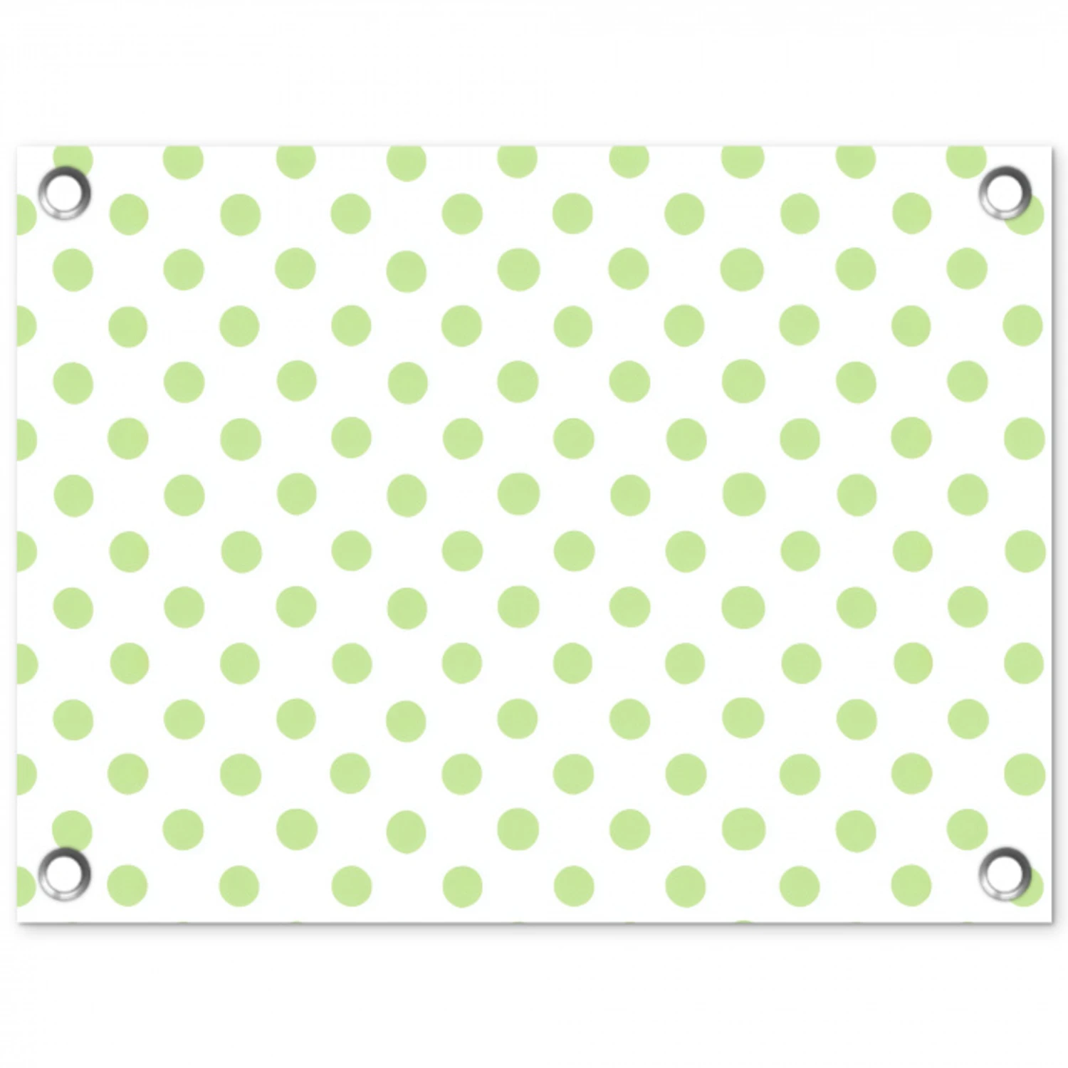 Dots - Klassiek - Groen tuinposter los doek klein 239 -3d