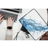 Spash - Water - Blauw laptophoes neopreen klein -bureau