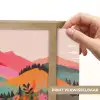 Zonsondergang - Bergvallei - Contrast Light Box met batterij (Wandlamp) middel -USP_websiteprintNL