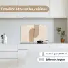 Symmetrische bocht - Koperkleurig keuken achterwand spatscherm klein -sfeer4_FR