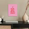 Roze - Zon - Quote poster papier klein -sfeer1