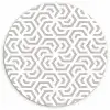 Grafisch - Patroon - Modern - Hexagon Wandcirkel kunststof plaat 5mm dik klein 188 -3d
