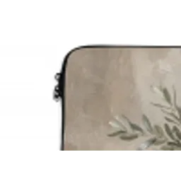Olijfplant - Aardenpot - Abstract - Beige laptophoes neopreen klein -detail