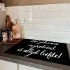 Quotes - Koken - Het geheime ingrediënt is altijd liefde! - Spreuken - Liefde Inductie beschermer vinyl 3mm klein -sfeer3