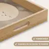Vogel - Beige - Japandi Dienblad Rechthoek middel -USP_HandgreepNL
