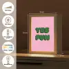 Yes fun - Groen - Roze Light Box met kabel (Tafellamp) klein -USP_DE