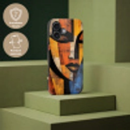 Abstract - Portret - Kleurvakken Toughcase MagSafe Apple iPhone 17 klein -USP_PrintM_DE