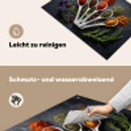 Lepels - Wit - Poeder - Kruiden Inductie beschemer met haakjes klein -ky-schoon-de