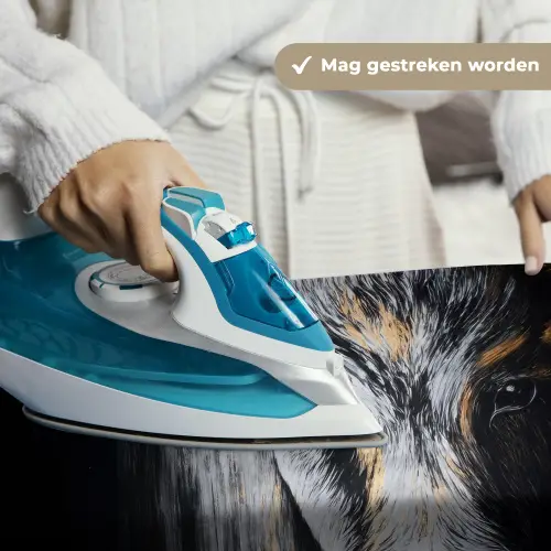 Stier - Hoorns - Snuit - Goud Wandkleed katoen klein -sfeer9