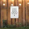 Quotes - Ik heb het nog nooit gedaan dus - Spreuken tuinposter los doek klein -sfeer1