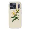 Lelie - Elegant - Botanisch - Beige Telefoonhoesje iPhone 17 Pro klein -3d