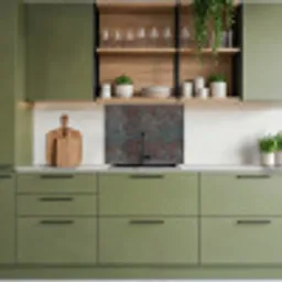 Blauw - Grijs - Roest - Patroon keuken achterwand 2 middel 865 -sfeer3