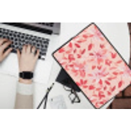 Botanisch - Bloemen - Rood laptophoes neopreen klein 279 -bureau