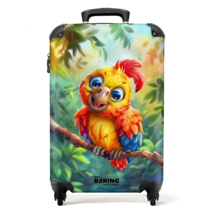 Paco papegaai NBS - Handbagage koffer - Kinderen Unisex middel -productfoto_recht