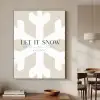 Sneeuw - Japandi - Winter - Decoratie Textielframe zwart klein -sfeer2