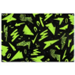 Gaming - Vormen - Pijlen - Abstract - Zwart tuinposter los doek groot -3d