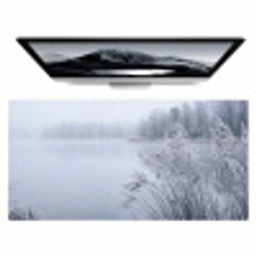 Riet - Bevroren - Winter - Natuur Muismat XXL klein -zzz3d