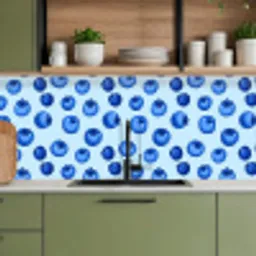 Bessen - Modern - Blauw keuken achterwand 2 middel 871 -sfeer3