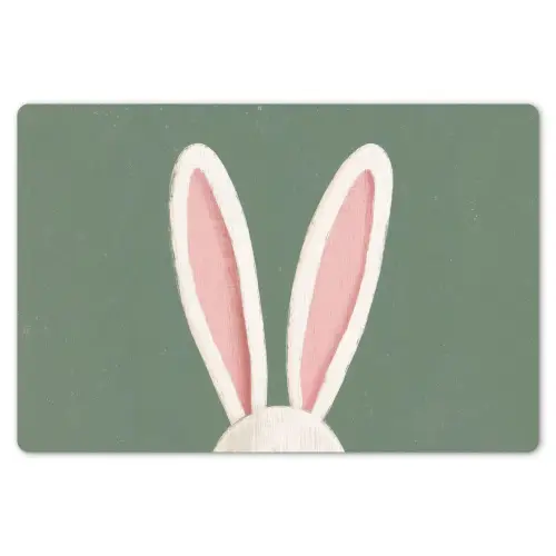 Hazen - Oren - Roze Placemat vinyl groot -zzsfeer1_Kitchenyeah-website