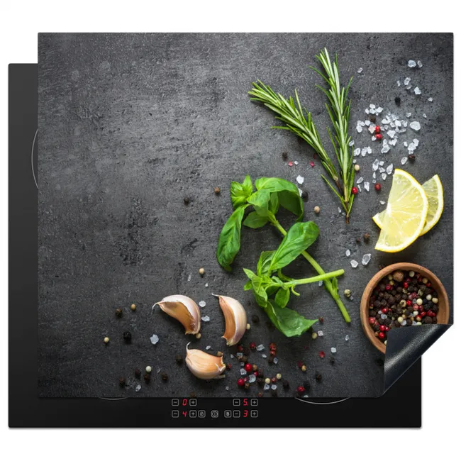 Gastronomisch Stilleven Inductie beschermer vinyl 3mm middel -3d