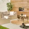 Dennenappels - Kerstsfeer - Bruin - Groen tuinposter los doek klein -sfeer4