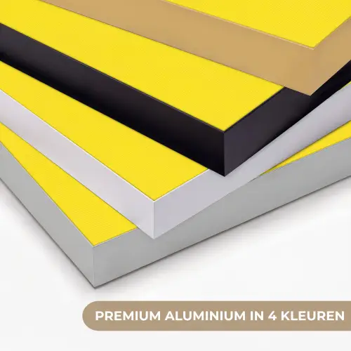 Banaan - Grafisch - Geel Textielframe zwart klein -USP_kleurenNL